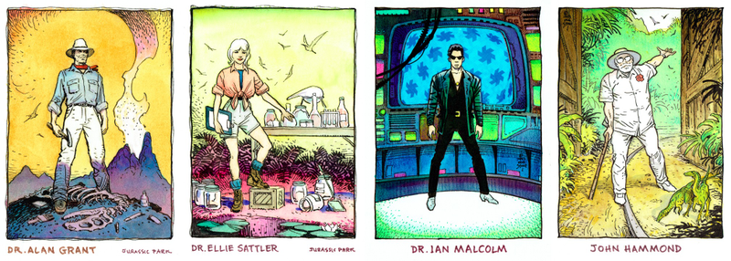 Illustration for article titled Amazing Concept Art From the Jurassic Park Cartoon That Never Got Made
